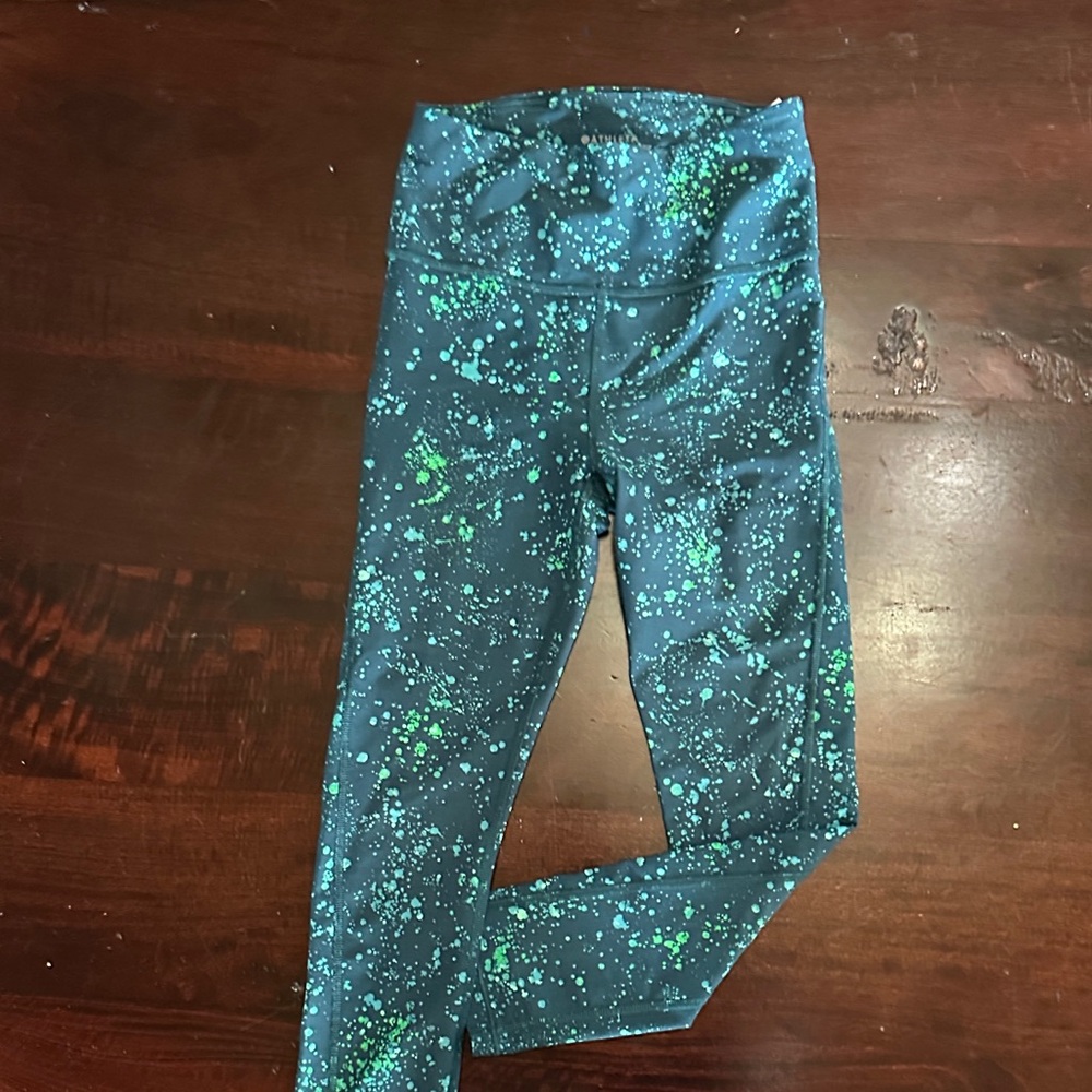 Athleta Blue and Green Leggings